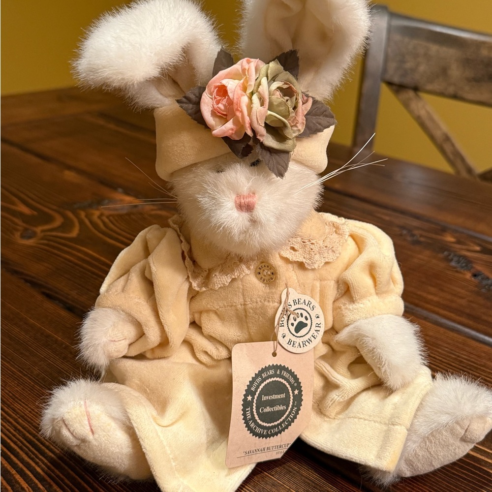 Boyds Bear Bunny- Savannah Buttercup-1998